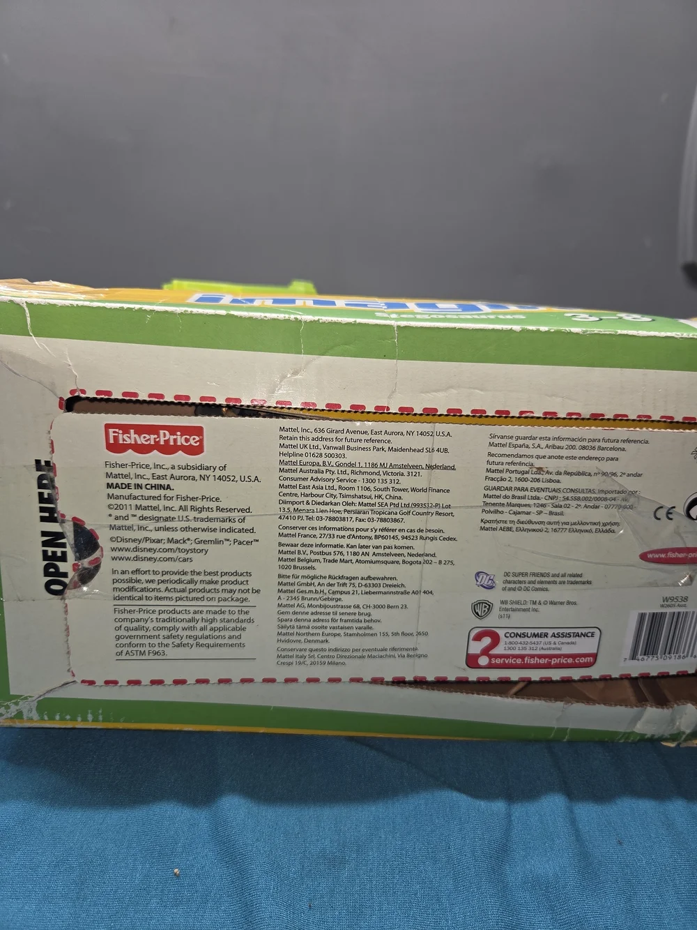 2011 Fisher-Price Imaginext Stegosaurus Dino w/ Digging Action Control